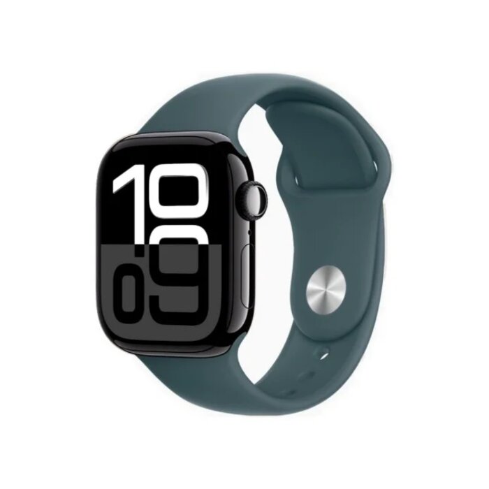 Apple Watch Series 10 46mm Sport Band Jet Black